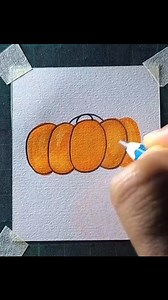 264K views · 124 reactions | Easy pumpkin drawing | All About Art | Facebook
