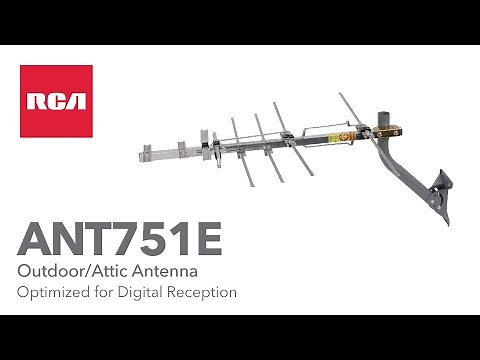 RCA ANT751 Compact Outdoor / Attic HDTV Antenna