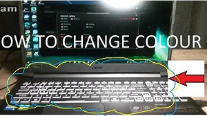 HOW TO CHANGE COLOUR ON NITRO ACER 5 KEYBOARD !