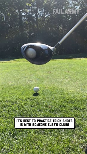 3.4M views · 36K reactions | dude hit a hole-in-one of his club ⛳️ #trickshot #golf #golfing #fail #shorts | FailArmy | Facebook
