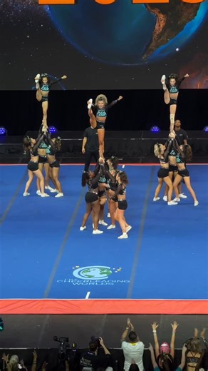 Andy Simon on Instagram: "She’s Beauty She’s Grace 👑🩵 #cheer #cheerleading #cheerleaders #cheerleader #stunts #athletes #flips #athlete #athletes #cheerextreme #cea #seniorelite"