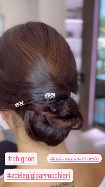 #chignon #capelliraccolti #raccolto #raccoltobasso #ladonnadelraccolto #adelegigiparrucchieri #calolziocorte #lecco