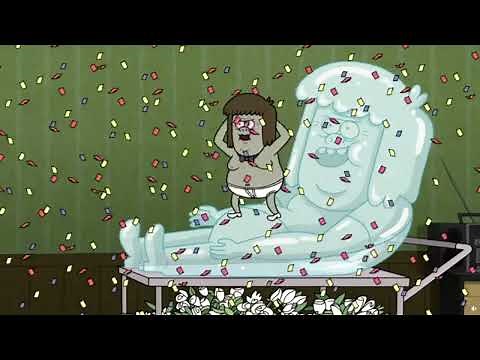 Muscle Man Funeral Dance Clip | Regular Show S6 E6: The End of Muscle Man (1.25x speed)