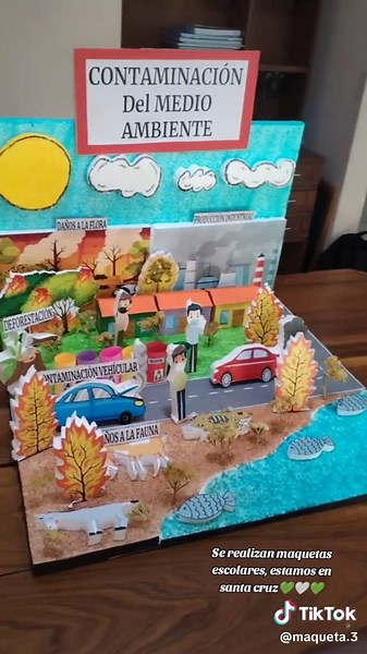 Maquetas Escolares - Pedidos en Santa Cruz