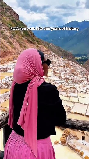 Walking through 500 years of living history at the Maras Salt Mines (Salineras de Maras) in Peru.