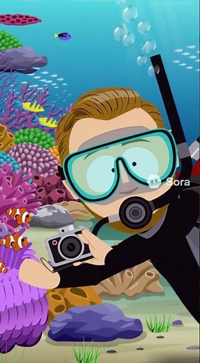 🌊 AI South Park Scuba Adventure: Diving the Great Barrier Reef! 🐠🤿