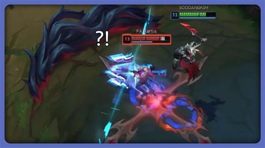 意想不到的单杀角度：韩服第一派克soodangkim vs亚索