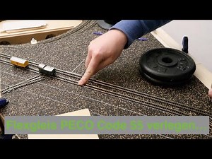 Teil 8 - Verlegen von PECO Code 55 Gleis...