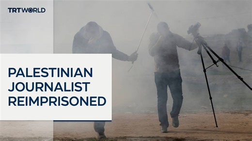Just a year after his release, Israel has reimprisoned Palestinian photojournalist Muath Amarneh, who was shot in the eye in 2019 while covering protests in the occupied West Bank. | TRT World