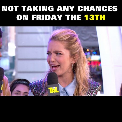 105K views · 60 reactions | I'm extra superstitious but I still love my black cat even on Friday the 13th so agree to disagee Jessica Rothe  | TRL | Facebook