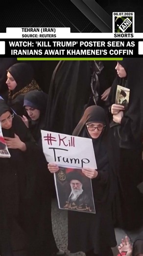 WATCH: Iranians await Ali Khamenei's coffin; 'Kill Trump' poster draws attention