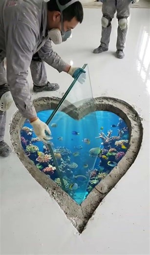 New Heart Bedroom Design Epoxy Flooring. #luxuryfloors #qualityflooring #epoxyfloor #home #asmr