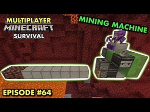MAKING A NETHERITE MINING MACHINE in Multiplayer Minecraft Survival (Ep. 64)