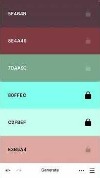 Create Color Palettes using the COOLORS App on your mobile device - Part 1 of 2