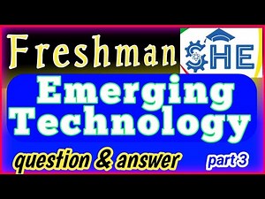 Emerging Technology Freshman Course Exam and Answer part_1 #freshmancourse #ethiopia_education