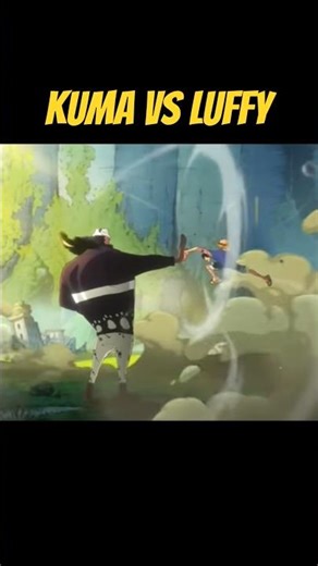 Kuma vs Luffy | CGI ANIMATION #onepiece #anime #trend