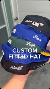 Custom Fitted Hat for ya LOVE 1’s #reelsvideo❤️ #fypage #fittedhats #fitteds #couplegiftideas | Fitteds Collective