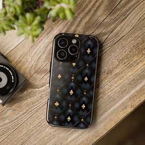 Diamond Poker Suit Phone Case: Gold Geometric Design - Etsy UK