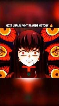 Unfair Fight In Anime History 🔥 | Anime Name : Demon Slayer | #animeedit