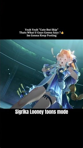 Sigrika became loony toons for a sec #wuwa #wutheringwaves #shorts