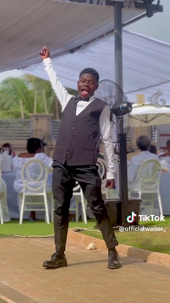 Unique Dance Moves from a Waiter on Duty