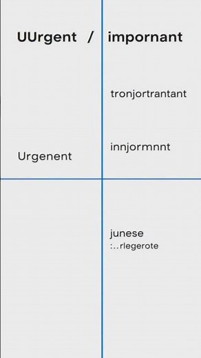 Master Time Management with the Eisenhower Matrix (Urgent/Important)
