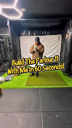 The Sports Screen Parlour 11 Quick Build #golfsim #simulator