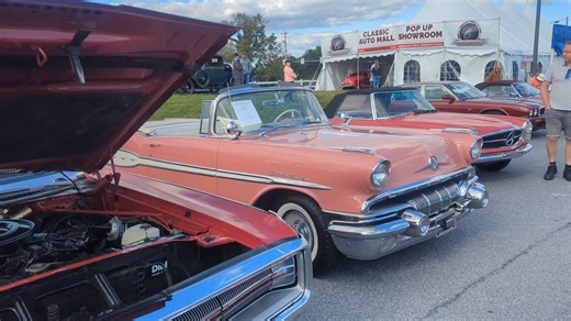 We're cruising the Car Corral at Hershey! Can you spot the Studebaker? | Studebaker National Museum