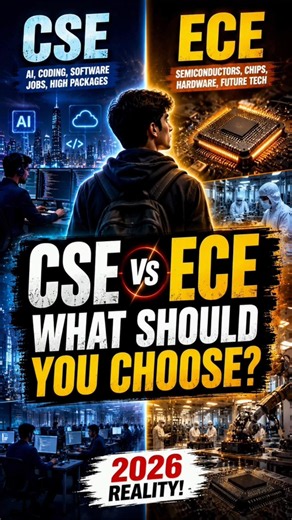 CSE vs ECE in 2026 😳 | Which Engineering Branch Should You Choose?