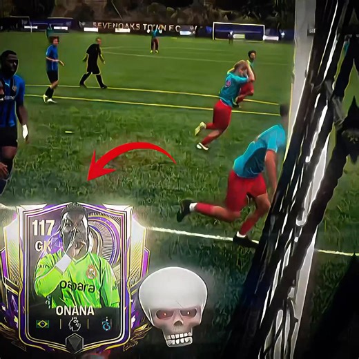 Onana failed and took the goal in the match🔥🧤#eafc25 #fifa #eafc24#eafcmobile #fifamobile #shorts