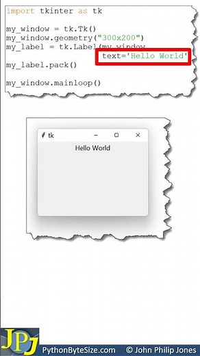 Create a tkinter label with an outline