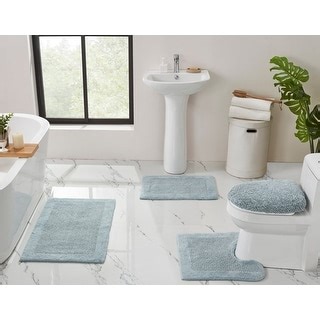 Better Trends Bath Rugs 100% Cotton Soft Water Absorbent Chenille Bathroom Rug for Shower, Sink Mats Edge Collection - Bed Bath & Beyond - 34841118
