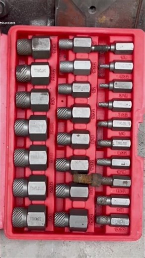 Screw Extractor Set removing damaged or broken screws, bolts, or studs #tools ,#screwextractor #DIY