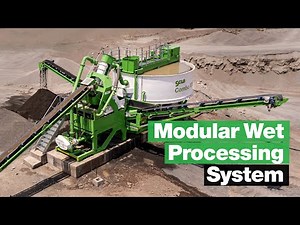 Modular Wet Processing System for Sand & Aggregate Washing