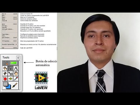 Barra de herramientas de Labview