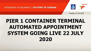 21 reactions | Update from the Port of Durban Decongestion Task Team: The mandatory automated truck booking system is going live at Durban Container Terminal Pier 1. The system is already in use at DCT Pier 2. | Transnet National Ports Authority | Facebook