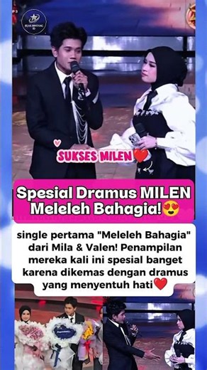 Milen Rilis single terbarunya 😍 #milavalen #indosiar #dangdutacademy