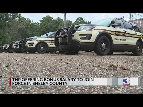 Tennessee Highway Patrol offers $10,000 bonus for Shelby County recruits