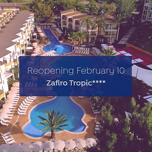 We’ve been waiting for this moment for such a long time! Our 4-star Zafiro Tropic Hotel reopens on February 10. We’re looking forward to sharing unique experiences with you once again. Book on the official website ➡ https://bit.ly/3sq3e3h #ZafiroTropic #Reopening #2022Season #ZafiroHotels | Zafiro Hotels