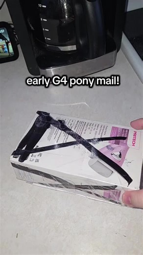 small package but a big price tag lol. early my little pony G4 pony mail ! #Mlp #mlpfim #Mylittlepony #brony #collection