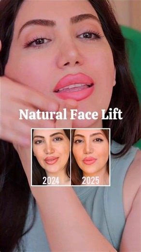 Face Yoga Before & After | Natural Cheek Lift & Glow Results ✨🌿 #shorts