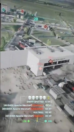 Insane Attack Heli Gunner Rampage! 💥 | BF2042 Shorts