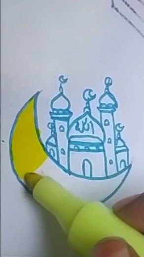 Masjid drawing easy #art #drawingeasy