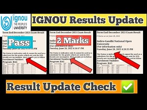 IGNOU Results Update 2022 IGNOU Re Evaluation Results Update 2022 BIG Update Results IGNOU 2022