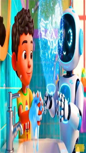 Germs Spread Visualized Animation #monster #kids #animation