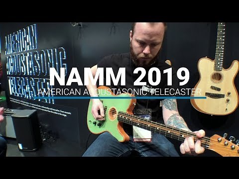 NAMM 2019: Fender American Acoustasonic Telecaster