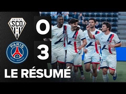 LA VICTOIRE PARFAITE DU ROI !! 0-3 Résumé Angers vs PSG Ligue 1 McDonald's Buts Lee Beraldo Manyulu