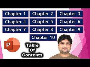 How to make Table of Contents in PowerPoint