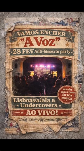 Gira(discos) Events🦒🎷 on Instagram: "No palco do Salão da Voz do Operário, cruzaram-se ao londo de décadas, gerações, estilos e ideias. Passaram por ali Dead Combo, Sérgio Godinho, José Mário Branco, Garota Não, Linda Martini, Samuel Úria, Mazgani, Noiserv, Capitão Fausto, entre outros. A Voz do Operário é mais do que uma sala de concertos. É história, resistência cultural e um espaço para promover arte e artistas na cidade de Lisboa! Agora é a vez dos Lisboavaiela & Undercovers. No dia 28 vam
