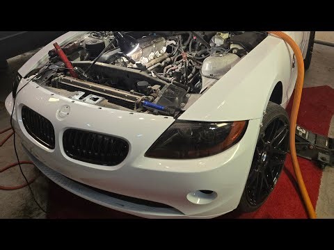 BMW Z4 E85 M54 WALNUT BLASTING 💥💥💯
